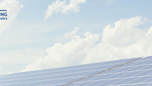 Ciel et panneau solaire
