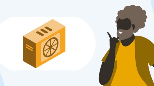 Personne réfléchissant à l'achat d'une pompe à chaleur 